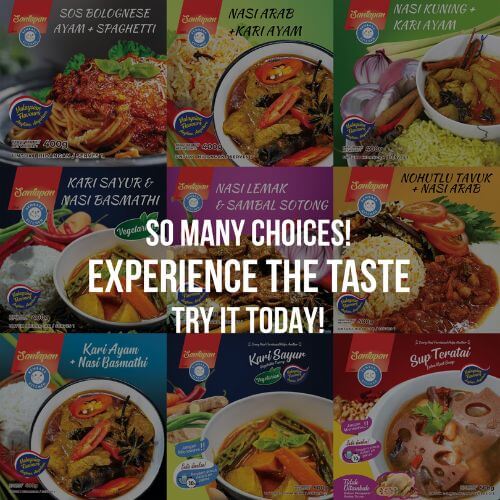 Nasi Lemak with Squid Sambal instant meal | Nasi Lemak Sambal Sotong pek makanan siap sedia (400g)